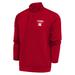 Men's Antigua Scarlet Nebraska Huskers TWO55 Generation Half-Zip Pullover Top