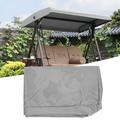 Swing Canopy Replacement 75.2x47.2in Waterproof Swing Top Cover Porch Swing Canopy Garden Swing Seat Replacement Canopy Sun Shade Awning Cover Outdoor Patio Swing Canopy