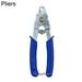 Hog Ring Pliers with Anti-Slip Handle - Metal Hand Tool for 600pcs M Clips Staples (1 Pc)