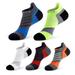 UDIYO 2 Pairs Mens Running Socks Athletic Ankle Socks for Men Full Cushioned Sole Arch Support