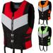 Boluotou Adult Children Life Jacket Vest Float Swimming Buoyancy Aid Neoprene Surfing Vest Safty Outdoor Fishing Life Jackets with Adjustable Buckle Diving Water Sport L Red