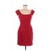 Teeze Me Cocktail Dress - Sheath: Red Dresses - Women's Size 9