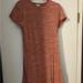 Lularoe Dresses | Lularoe Maria Maxi Dress, Size Xs, Heather Salmon/Pink | Color: Orange/Pink | Size: Xs