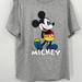 Disney Tops | Disney Mickey Mouse Rainbow Pride Mickey Mouse Tshirt Xl Short Sleeve | Color: Gray/Red | Size: Xl