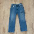 Zara Jeans | Denim Cargo Jeans | Color: Blue | Size: 4