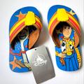 Disney Shoes | Disney Store Toy Story Woody Forky Flip Flops Sandals Shoes Boy Size 9/10 | Color: Blue | Size: 9b