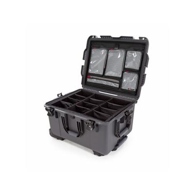 Nanuk Case 960 w/lid org. - w/divider Graphite Large 960S-060GP-0A0