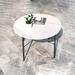 George Oliver Outdoor Side Table Stone/Concrete in Gray/White | 17.72 H x 27.56 W x 27.56 D in | Wayfair D6C274CF6D0947E4AE771ADD76350384