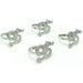 Astoria Grand Bronze Antique Dragon Design Metal Napkin Rings, Set Of 4 in Gray | 2 H x 1.5 W x 2 D in | Wayfair 84FD59A6EE244B67980EE911475610C4
