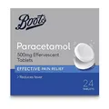 Boots Paracetamol 500mg Effervescent Tablets - 24 Tablets