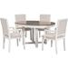 5-Piece Extendable Butterfly Leaf Wood Dining Table Set