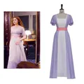 Titanic Rose Cosplay Costume pour femme robe de bain robe blanche et violette robe élégante