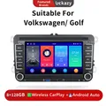 Autoradio Android 12 pour VW POLO GOLF 5 6 Plus Passat Gods Jetta Tiguan Touran Sharan