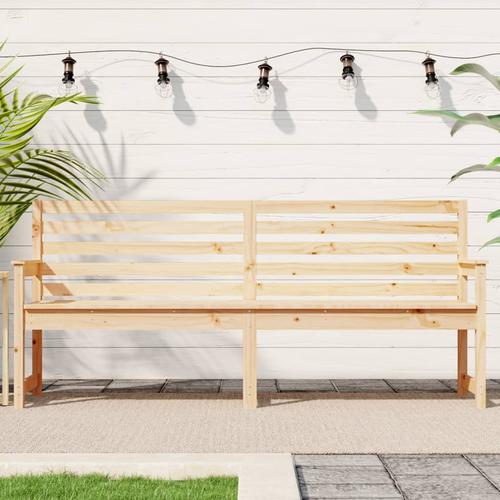 vidaXL Gartenbank 203,5x48x91,5 cm Massivholz Kiefer
