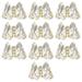 10Pcs Butterflies Nail Charms Crystal Rhinestones 3D Butterflies Nails Charms Decoration