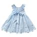 ZRBYWB Summer Children s Dress Children s Dress Cotton Girl s Dress Girl s Hollowed Out Embroidered Dress Baby Cute Sundress Summer Girl Clothes