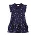 ZRBYWB Summer Open Chest Top Neck Lace Cute Flower Pattern Princess Dress Girls Dresses A Line Princess Dress Party Dress