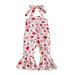 Rovga Kids Girls Baby Toddler Bodysuits Sleeveless Cartoon Print Romper Jumpsuit Outfits Clothes