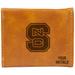 Brown NC State Wolfpack Personalized Trifold Wallet