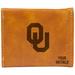 Brown Oklahoma Sooners Personalized Trifold Wallet