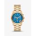 Michael Kors Runway Gold-Tone Watch Gold One Size