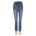 Abercrombie & Fitch Jeans - Mid/Reg Rise Skinny Leg Denim: Blue Bottoms - Women's Size 00 - Medium Wash