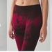 Lululemon Athletica Pants & Jumpsuits | Lululemon Set Lululemon In The Flow Crop Ii Wine Berry/Bordeaux Drama Like New | Color: Black/Red | Size: 4