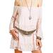 Free People Dresses | Free People Off The Shoulder Dress | Color: Pink | Size: Xs