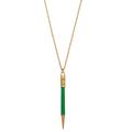 Kate Spade Jewelry | Kate Spade Green Pencil Doodles Teachers School Study Necklace | Color: Gold/Green | Size: Os