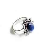 Anthropologie Jewelry | Lapis Lazuli Size 6.5 Handmade Silver Ring New Navy Blue Gemstone | Color: Blue/Silver | Size: 6.5