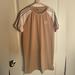 Adidas Dresses | Adidas Mini Tshirt Dress | Color: Tan/White | Size: S