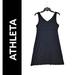 Athleta Dresses | Athleta Women's Size Small Black Sleeveless Empire Waist V Neck Casual Dress | Color: Black | Size: S