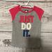 Nike Shirts & Tops | Girls Nike Shirt Size Small | Color: Gray/Pink | Size: Sg