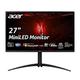 Acer Nitro XV275KP3 Gaming Monitor 27 Zoll (69 cm Bildschirm) 4K (UHD), 160Hz DP/Type-C, 144Hz HDMI, 1ms (GTG), 2xHDMI 2.1, DP 1.4, höhenverstellbar, drehbar, DP/HDMI FreeSync Premium