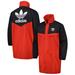 Men's adidas Originals Red/Black Manchester United Hoodie Full-Zip Bench Jacket
