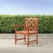 August Grove® Aneyah Acacia Patio Dining Armchair Wood in Brown | 34 H x 21.625 W x 24.25 D in | Wayfair C07A70A2AC87437080500169218F35A1