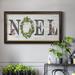 The Holiday Aisle® Farmhouse Noel - Single Picture Frame Print on Canvas Canvas, Solid Wood in Gray | 21 H x 37 W x 1 D in | Wayfair