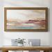 Ivy Bronx Twilight Desert Mirage - Single Picture Frame Painting on Canvas Canvas, Solid Wood in Gray | 21 H x 37 W x 2.5 D in | Wayfair