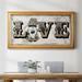 The Holiday Aisle® Winter Wonderland Friend Love - Single Picture Frame Print on Canvas Canvas, Solid Wood in Gray | 21 H x 37 W x 1 D in | Wayfair