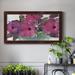 Red Barrel Studio® Floral Pretty II - Single Picture Frame Print on Canvas Canvas, Solid Wood in Black | 25 H x 45 W x 1 D in | Wayfair