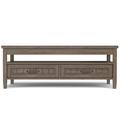 Red Barrel Studio® Borys Solid Wood Lift Top 4 Legs Coffee Table w/ Storage Wood in Brown/Green | 18.1 H x 48 W x 48 D in | Wayfair