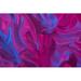 Wrought Studio™ Satin In Neon Light by - Wrapped Canvas Photograph Canvas in Blue/Pink | 12 H x 18 W x 1.25 D in | Wayfair