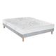 Ensemble Matelas Sommier Tradition Graphic et Pieds 160x190