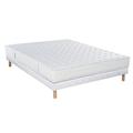 Ensemble Matelas très ferme Sommier Tradition et Pieds 100x190