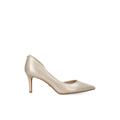 Carvela Womens Sienna Court Heels - Gold Fabric - Size UK 3