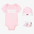 Levi's Baby Girls Pale Pink Bodyvest Gift Set