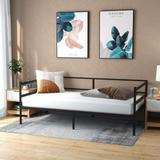Gymax Twin Metal Daybed Frame Dual-use Platform Sofa Bed for Living