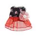 Puppy Clothes for Small Dogs Girl Pack Pet Dresses Spring And Summer Pet Cothes Spring And Summer Cute Pet Supplies Dresses Rose Dress Extra Small Dog Shirts for Girls