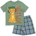 Disney Lion King Simba Toddler Boys T-Shirt and Shorts Outfit Set Toddler to Big Kid