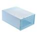 Stackable Shoe Storage Box Clear Plastic Shoe Box with Lids Foldable Shoe Box Storage Containers for Most Shoes